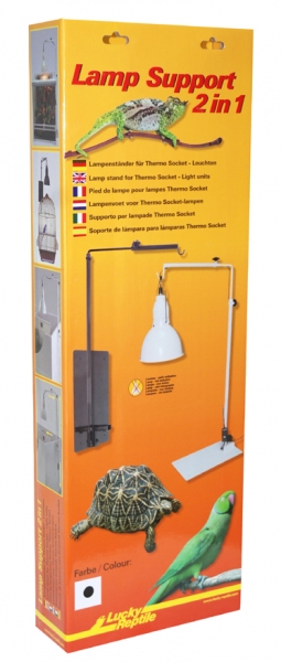 Lamp Support "2 in 1" Lampenständer Lucky Reptil Farbe schwarz